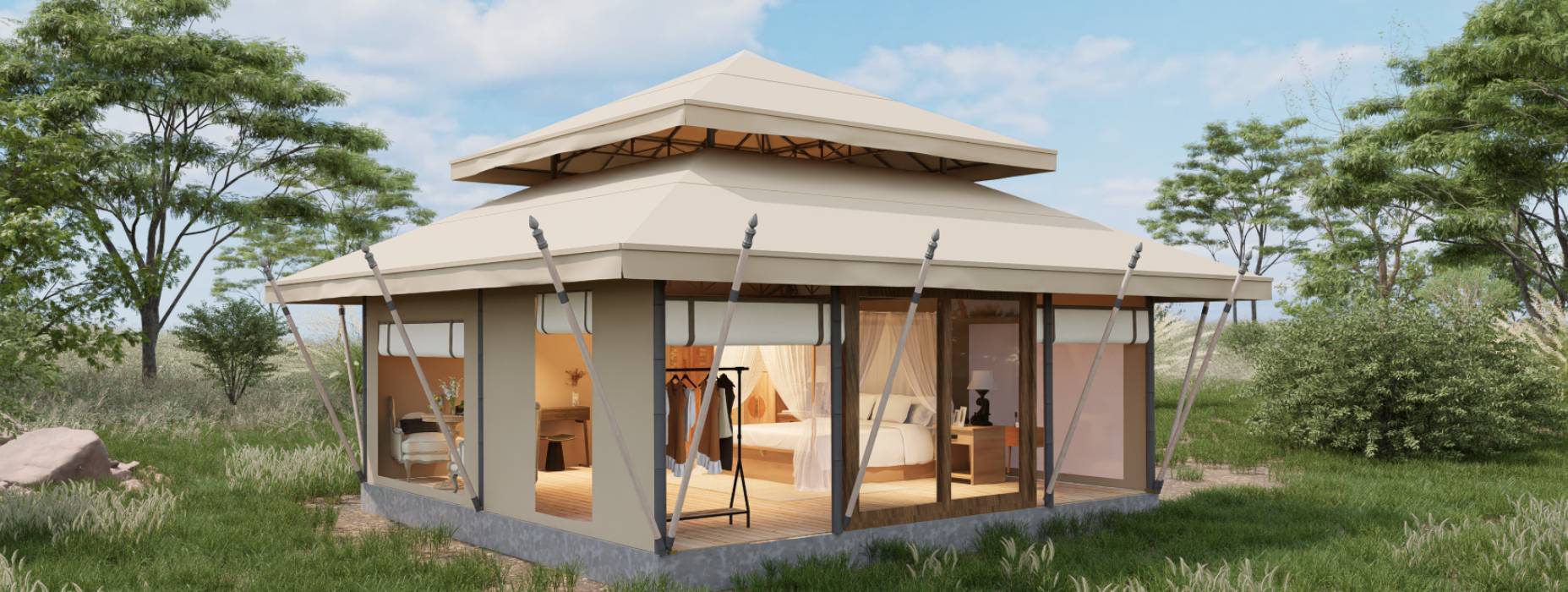 察哈尔右翼后旗户外野奢帐篷